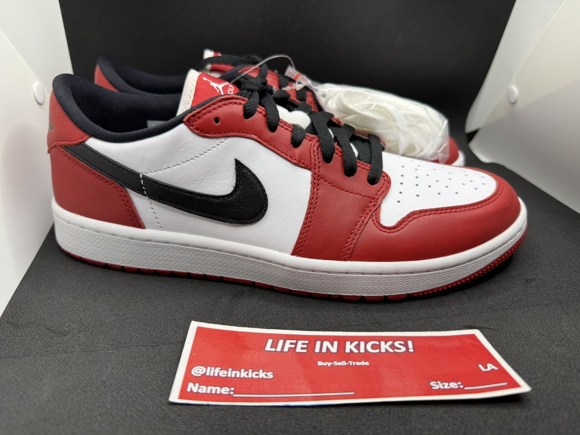 Nike Jordan 1 Chicago Golf Shoes