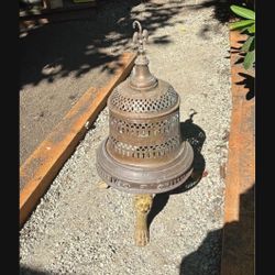 LOW PRICE MOVING- TAPPEI INDIAN ANTIQUE 19c COPPER HAMMERED BRAZIER 