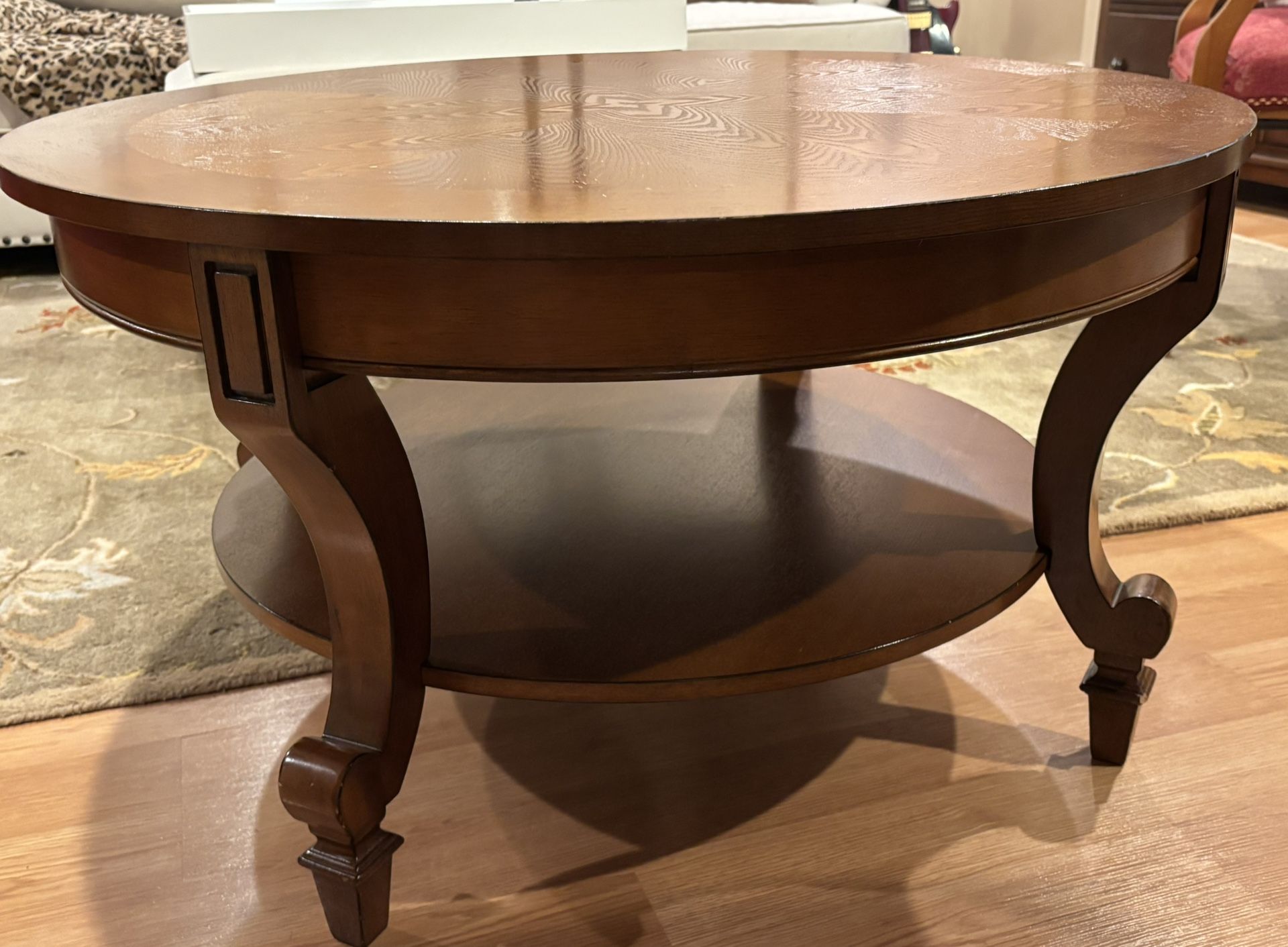 Wood Round Table