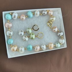 Juego De Collar  De Piedras , Bisutería 