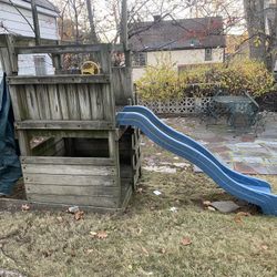 Kids Play set And Reebok Basketball Hoop 