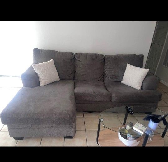 Ashley Furniture Chaise Sectional With Ottoman