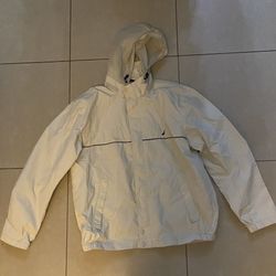 Nautica rain coat size XL (cream)