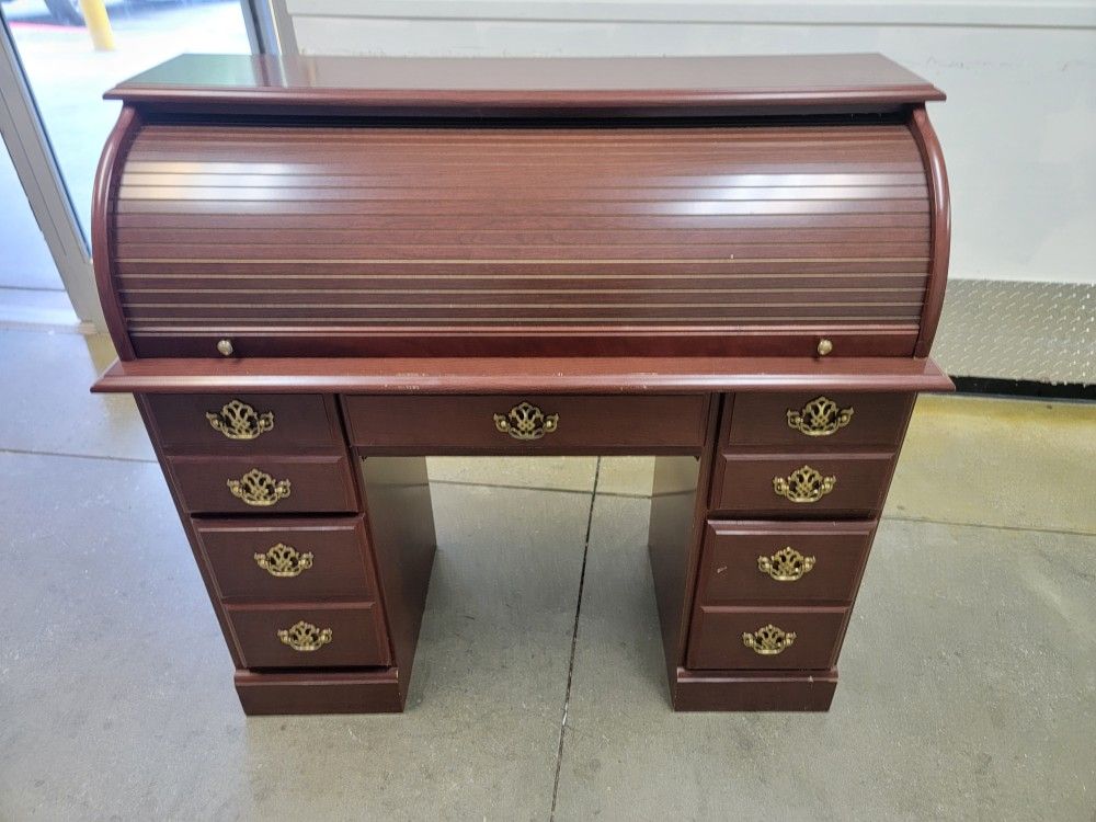 Antique Roll Top Desk