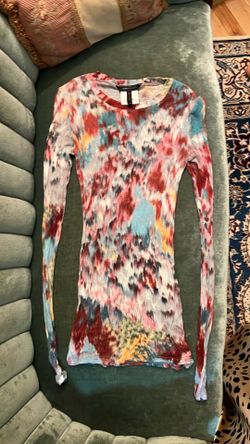 Shirt, BCBG tie dye long shirt