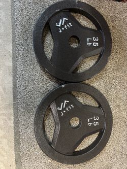 2-35lb. Olympic Weight Plates