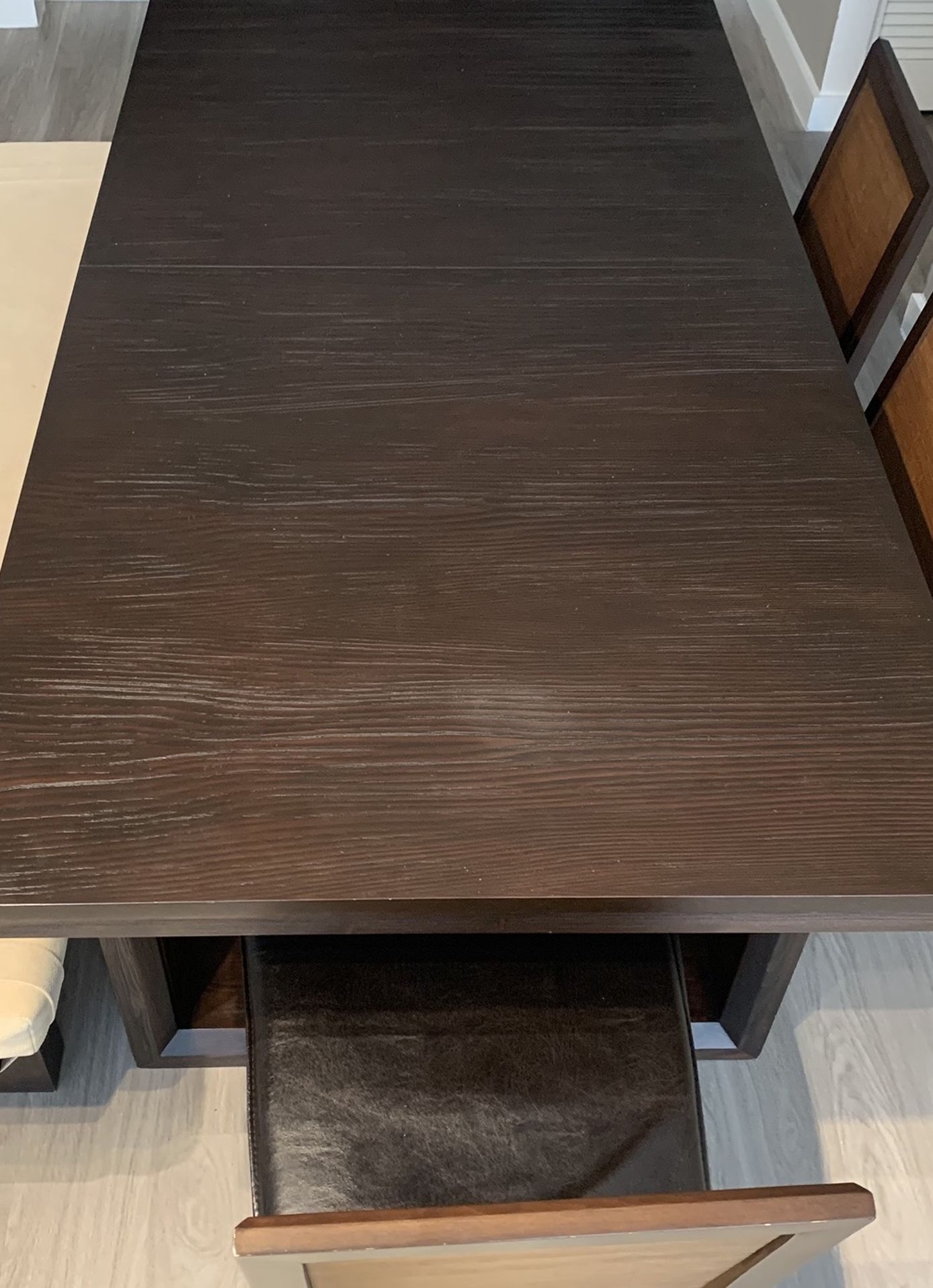 Wood Dining Table With Bench 