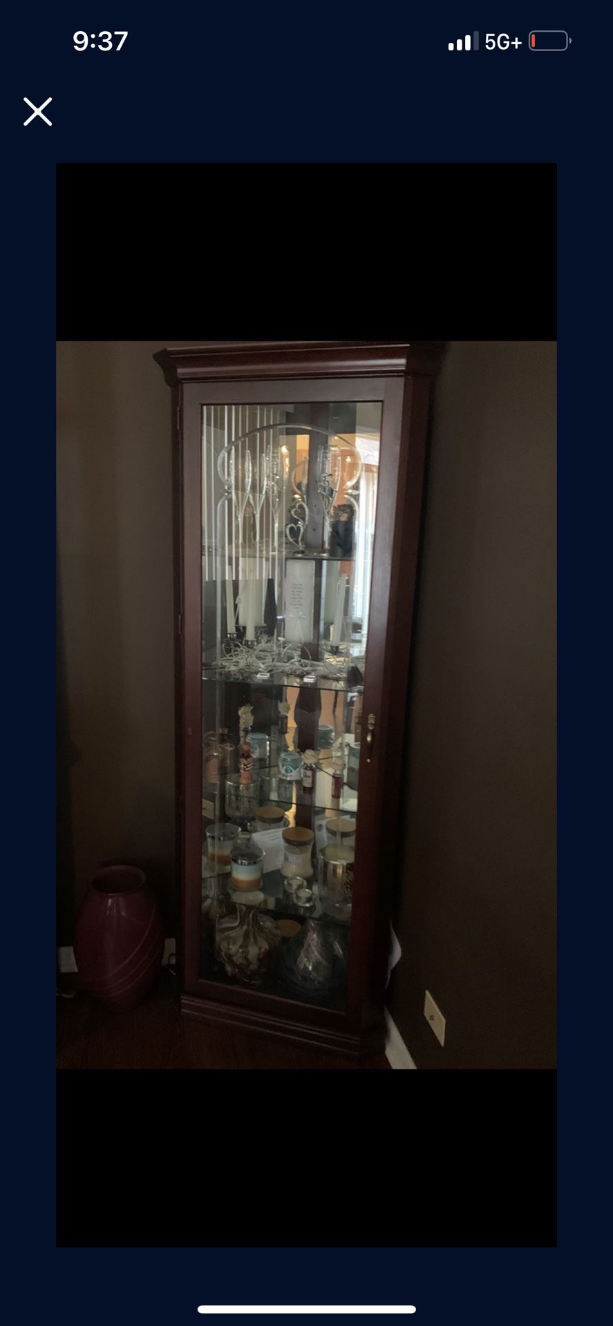 Antique Curio Cabinet And China Cabinet