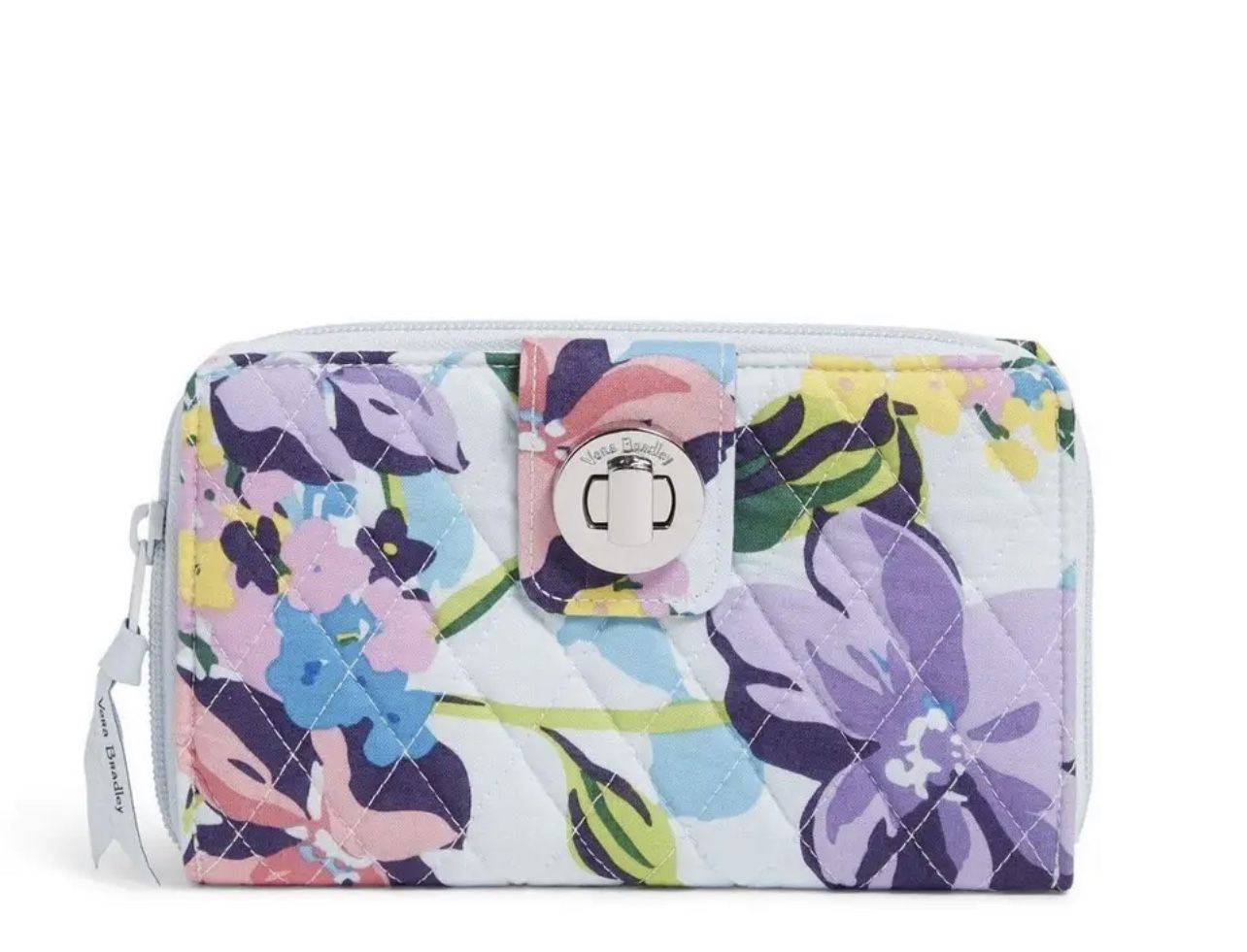Vera Bradley RFID Turnlock zip-around wallet /cards holder