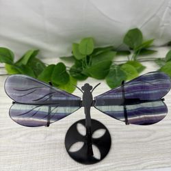 Crystal Fluorite Dragonfly