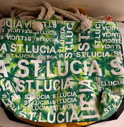 St. Lucia Canvas Tote Bag