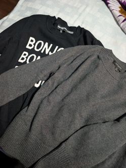 Karl Lagerfeld Paris Bonjour Knit Sweater & Banana Republic