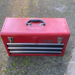 Vintage  Craftsman 3 Dwr Tool Box