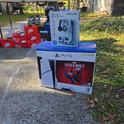 Ps5 With Extra Controller, Cooling Station And Headphones 
