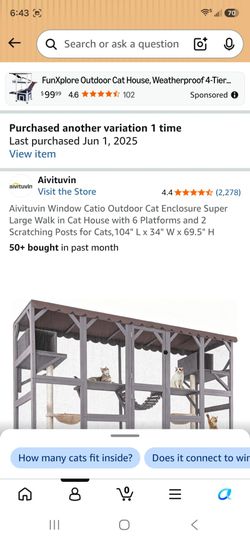 Cat enclosure
