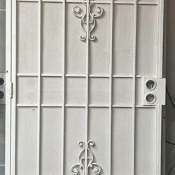 36” X 80” White Security Door 