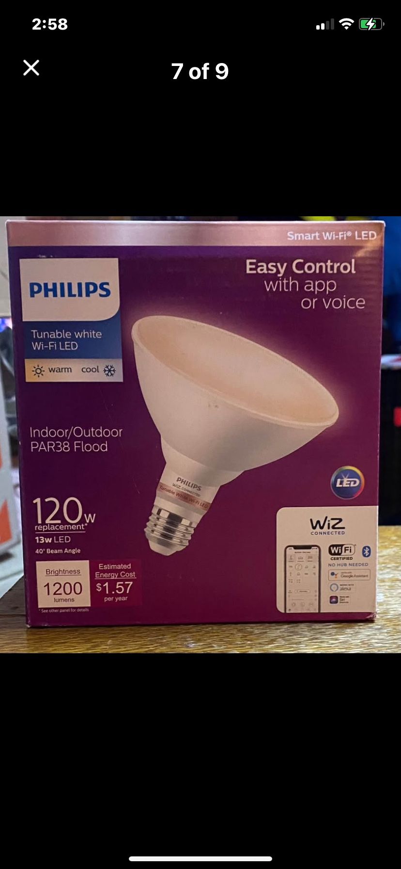 FLASH SALE!!! NIB Phillips Smart Bulb