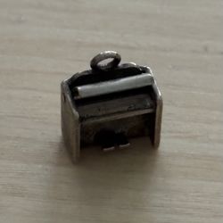 Vintage Sterling Silver Upright Piano Charm