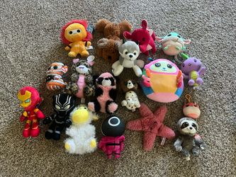 Assortment Of Stuffed Animals
