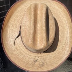 Jason Aldean Signature Hat And Autograph 