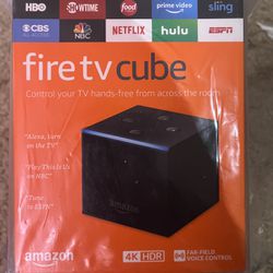 Fire TV Cube, 4K HDR. Brand New, Unopened 