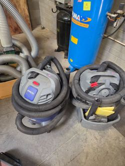 Air compressors, trailer dollies, it's suspects, shop tools