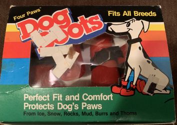Four Paws Dog Red Rain Boots