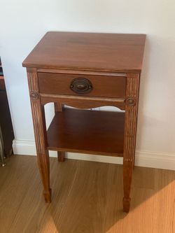 Small Wooden Side Table