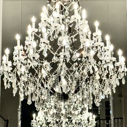 Restoration Hardware 50 Light Crystal Chandelier 