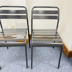 2 Metal Chairs IKEA