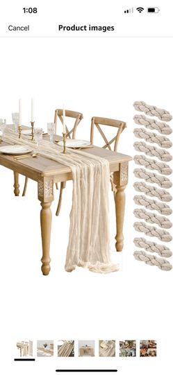 Beige Table Runners