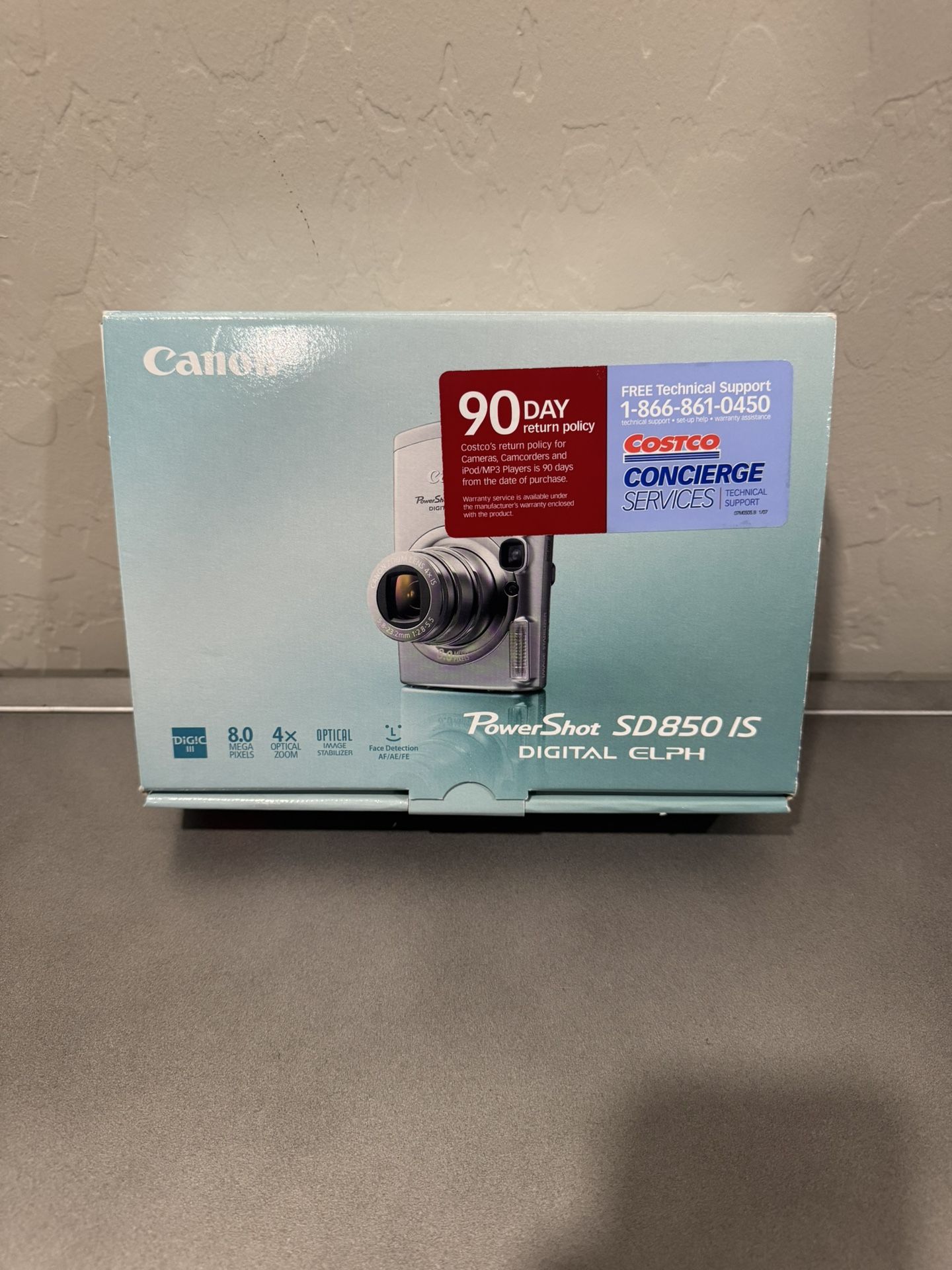 For Parts or Repair Canon PowerShot SD850 IS Digital ELPH