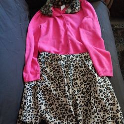 Gymboree Girl Cardigan And Skirt 