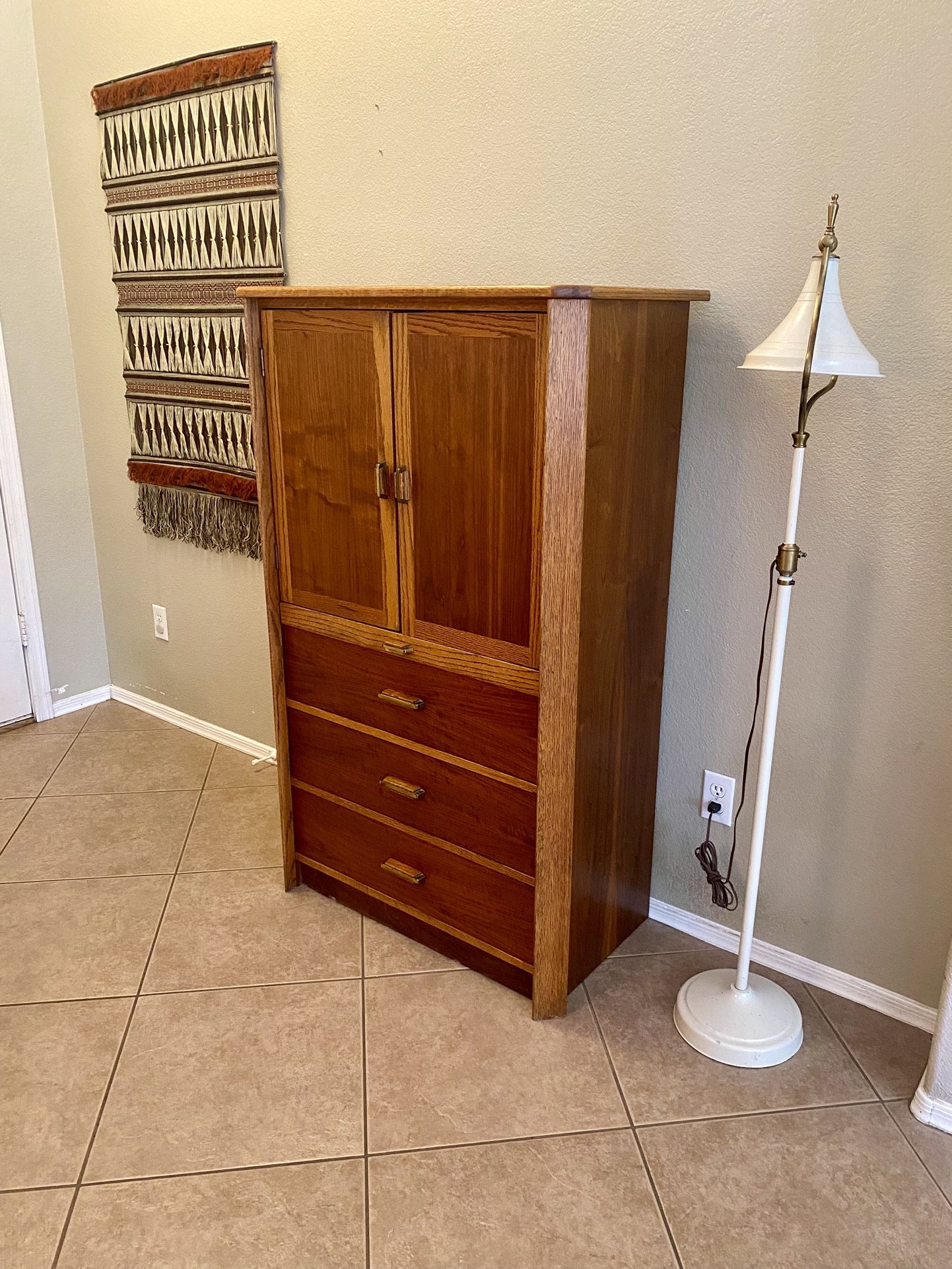 Mid-century gentleman's chest or armoire