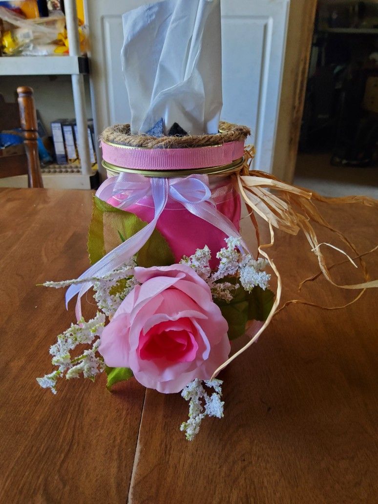 Hand Made Tissue Holder