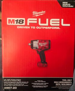 1/2 in Milwaukee  m18 fuel impact