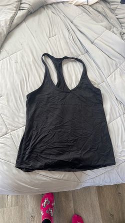 lululemon Black Racerback Athletic Tank Top size S