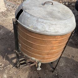Antique 1920 Copper Laun-Dry-Ette Electric Washing Machine 