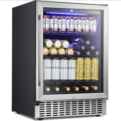 New 24” Built-In Beverage Cooler / Under-Counter Fridge