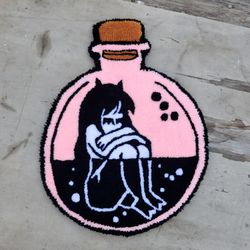 Girl LOVE Potion Rug