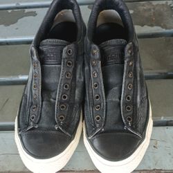 Converse Limited Edition John Varvatos Canvas Laceless Shoes Black Men’s 8.5