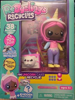Recyclings Recyclies Unicorn Cake Recyclie Doll