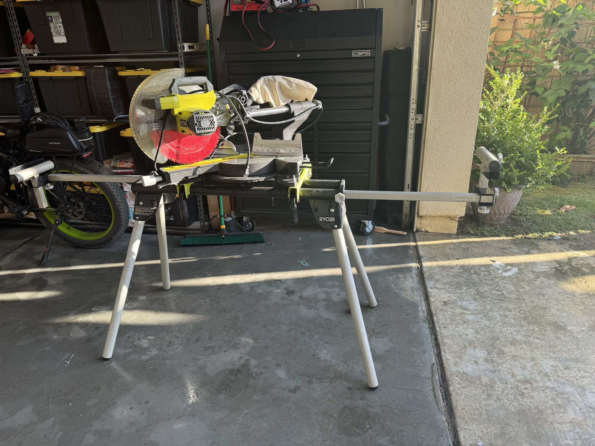 12” Ryobi Miter Saw With Stand Included 