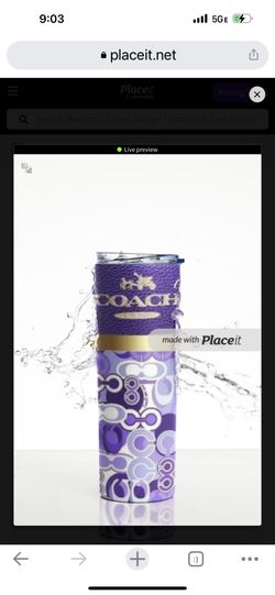 Coach Tumbler