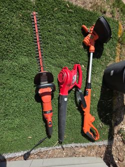 Plug-in Hedge Trimmer, Blower and Weed Trimmer