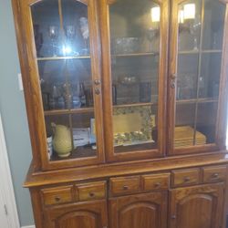 Table And Display Case 