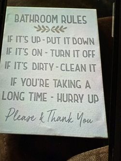 Bathroom Sign
