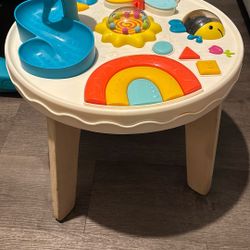 Award winning baby activity table colorful and sensory station