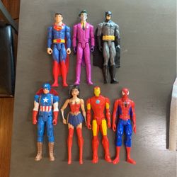 Marvel And DC 12 Inch Figures 