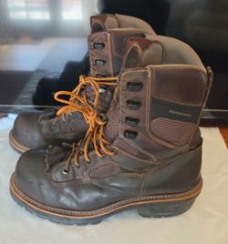 Georgia Boot 9" GB00617 LTX Comp Toe Work Boot Brown MEN'S Size 12M PRE-OWNED